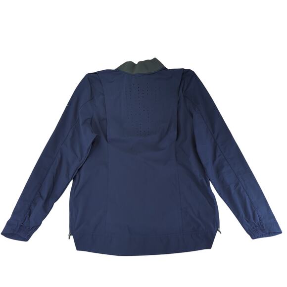 Nike Basketball Hyper Elite Dri-Fit Jacket Vented Bomber Navy Blue Men's Size XL - Picture 2 of 9